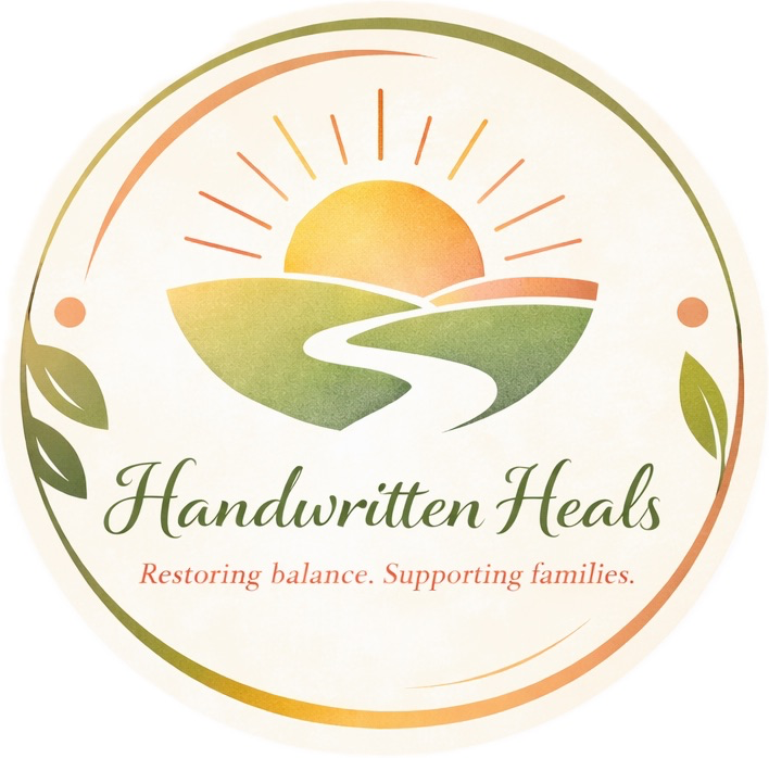 Handwritten Heals logo